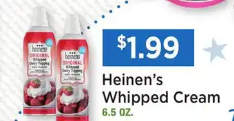 Heinen's Heinen's Whipped Cream offer