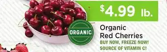 Heinen's Organic Red Cherries offer