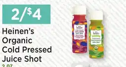 Heinen's Heinen's Organic Cold Pressed Juice Shot offer