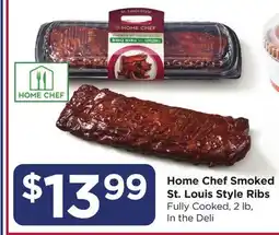 Food 4 Less Home Chef Smoked St. Louis Style Ribs offer