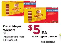 Food 4 Less Oscar Mayer Wieners offer