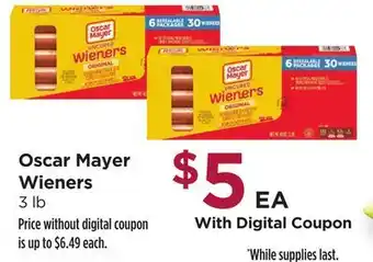 Food 4 Less Oscar Mayer Wieners offer