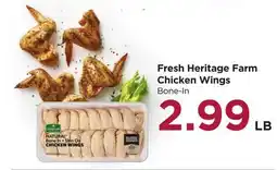 Food 4 Less Fresh Heritage Farm Chicken Wings offer