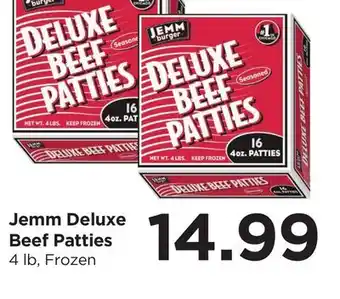 Food 4 Less Jemm Deluxe Beef Patties offer
