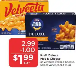 Food 4 Less Kraft Deluxe Mac & Cheese offer