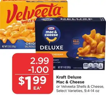Food 4 Less Kraft Deluxe Mac & Cheese offer