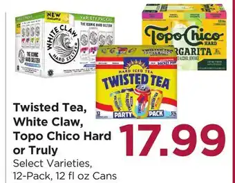 Food 4 Less Twisted Tea, White Claw, Topo Chico Hard or Truly offer