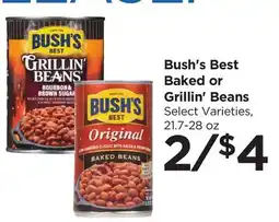 Food 4 Less Bush's Best Baked or Grillin' Beans offer