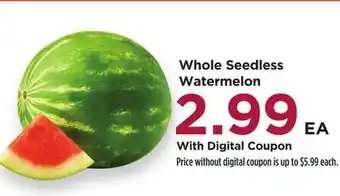 Food 4 Less Whole Seedless Watermelon offer