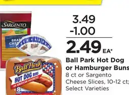 Food 4 Less Ball Park Hot Dog or Hamburger Buns offer