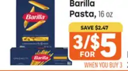 Tony’s Fresh Market Barilla Pasta offer