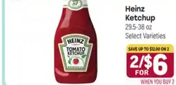 Tony’s Fresh Market Heinz Ketchup offer