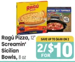 Tony’s Fresh Market Ragú Pizza, 12 Screamin' Sicilian Bowls, 8 oz offer