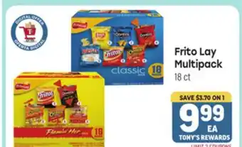 Tony’s Fresh Market Frito Lay Multipack offer