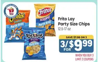 Tony’s Fresh Market Frito Lay Party Size Chips offer