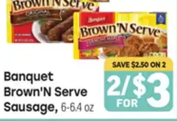 Tony’s Fresh Market Banquet Brown'N Serve Sausage offer