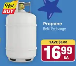 Tony’s Fresh Market Propane offer