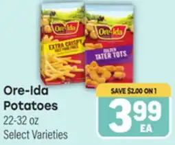 Tony’s Fresh Market Ore-Ida Potatoes offer