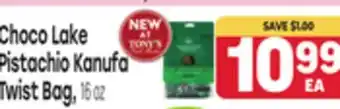 Tony’s Fresh Market Choco Lake Pistachio Kanufa Twist Bag offer