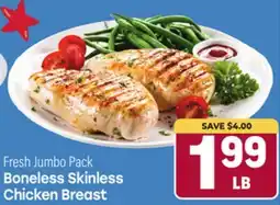 Tony’s Fresh Market Fresh Jumbo Pack Boneless Skinless Chicken Breast offer