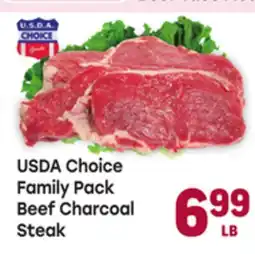 Tony’s Fresh Market USDA Choice Family Pack Beef Charcoal Steak offer