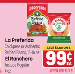 Tony’s Fresh Market La Preferida or El Ranchero offer
