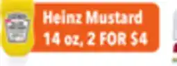Tony’s Fresh Market Heinz Mustard offer