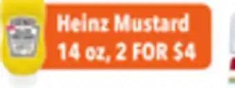 Tony’s Fresh Market Heinz Mustard offer