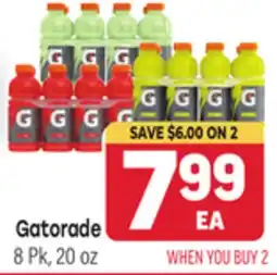 Tony’s Fresh Market Gatorade offer