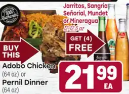 Tony’s Fresh Market Adobo Chicken (64 oz) or Pernil Dinner (64 oz) offer