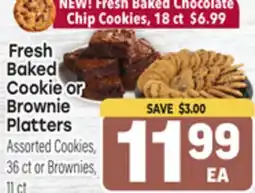 Tony’s Fresh Market Fresh Baked Cookie or Brownie Platters offer
