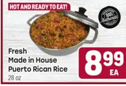 Tony’s Fresh Market Fresh Made in House Puerto Rican Rice offer