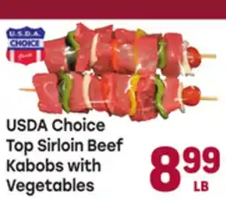 Tony’s Fresh Market USDA Choice Top Sirloin Beef Kabobs with Vegetables offer