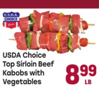 Tony’s Fresh Market USDA Choice Top Sirloin Beef Kabobs with Vegetables offer