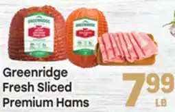 Tony’s Fresh Market Greenridge Fresh Sliced Premium Hams offer