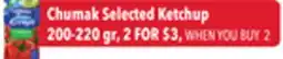 Tony’s Fresh Market Chumak Selected Ketchup offer