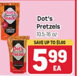 Tony’s Fresh Market Dot's Pretzels offer