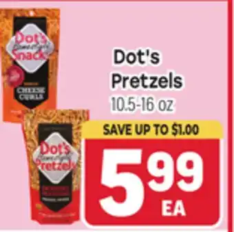 Tony’s Fresh Market Dot's Pretzels offer