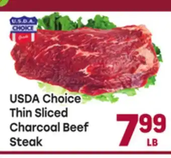 Tony’s Fresh Market USDA Choice Thin Sliced Charcoal Beef Steak offer