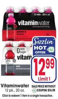 Jewel-Osco Vitaminwater offer