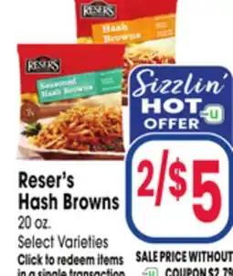 Jewel-Osco Reser's Hash Browns offer