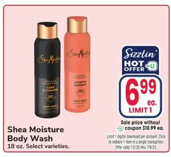 Jewel-Osco Shea Moisture Body Wash offer