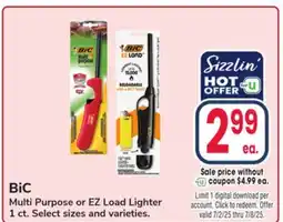 Jewel-Osco BiC Multi Purpose or EZ Load Lighter offer