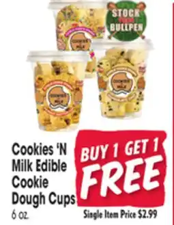 Jewel-Osco Cookies 'N Milk Edible Cookie Dough Cups offer
