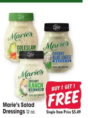 Jewel-Osco Marie's Salad Dressings offer