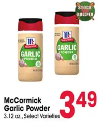 Jewel-Osco McCormick Garlic Powder offer
