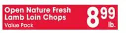 Jewel-Osco Open Nature Fresh Lamb Loin Chops offer