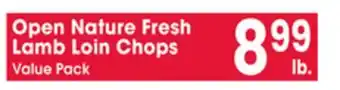 Jewel-Osco Open Nature Fresh Lamb Loin Chops offer