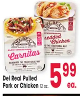 Jewel-Osco Del Real Pulled Pork or Chicken offer