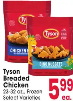 Jewel-Osco Tyson Breaded Chicken offer
